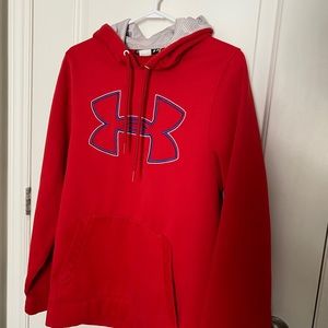 Men’s red Under Armour hoodie Size - S